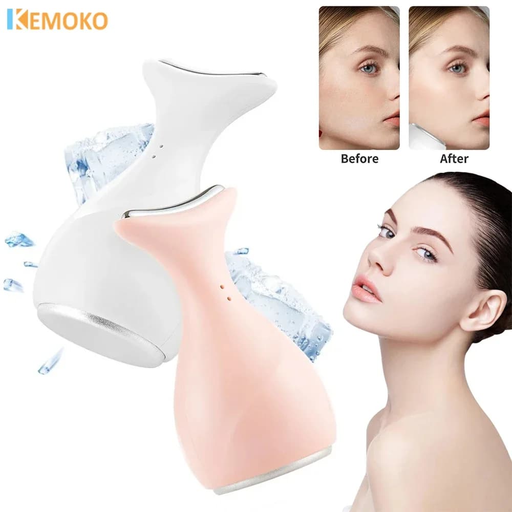 Skin Ice Roller Lifting Anti-wrinkle Face Cooling Massager Calm Skin Ice Cooler Eye Pouch Neck Massager Cooler Edema Remover